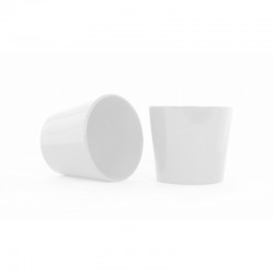 Cache pot céramique Ulrika - Blanc